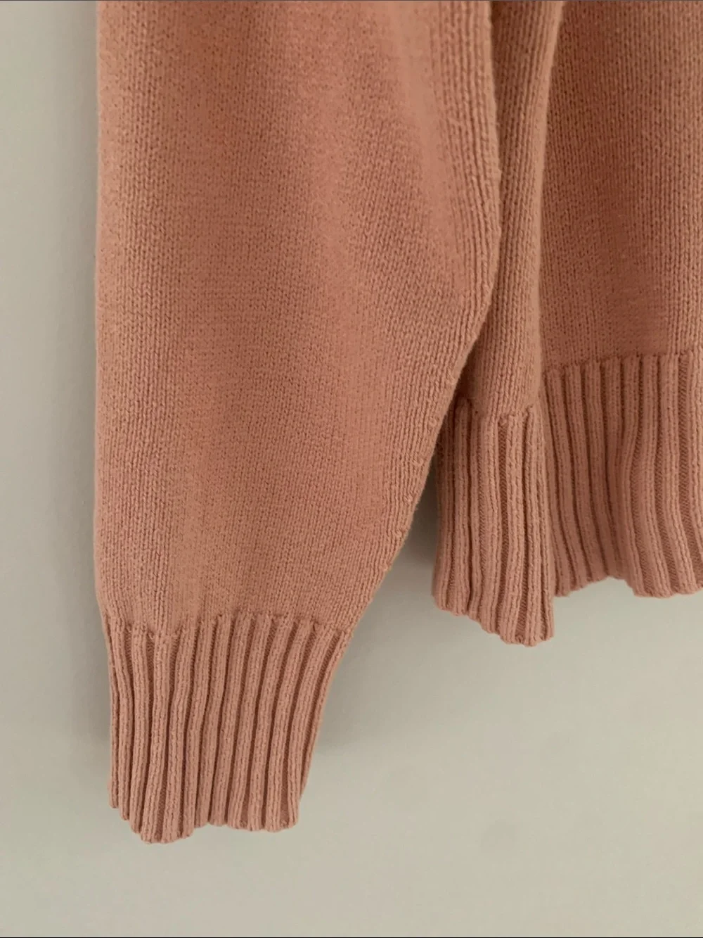 Everlane The Boxy Sweater In Everyday Cotton Blush Pink Size Small